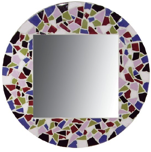 &ldquo;Mosaic Mirror&rdquo;, 
$190 .........
54cm (diameter)