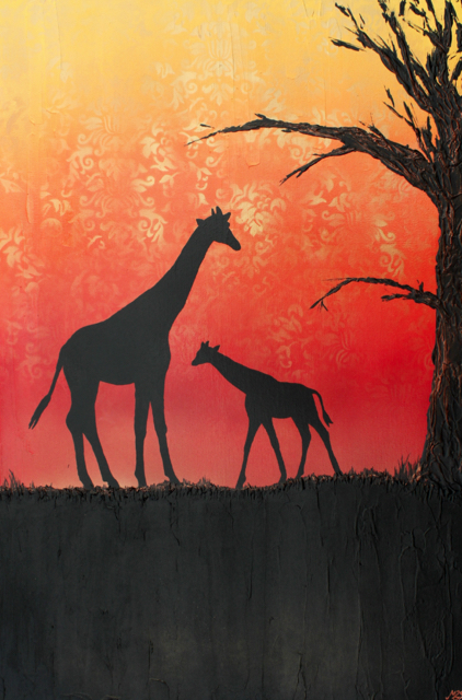 &ldquo;The Journey series, #2&rdquo;, 
$230, 
61cm x 91cm