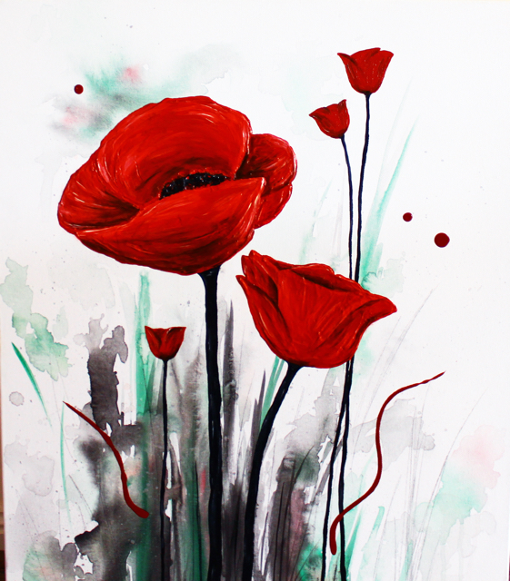 &ldquo;We Will Remember Them&rdquo;, 
$250 SOLD
61.5cm x 76cm